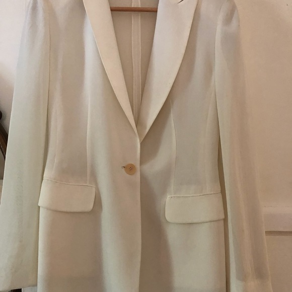 Donna Karan black label couture sheer blazer - Picture 4 of 7